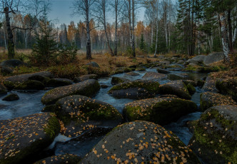Картинка природа реки озера поток камни