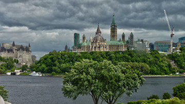 Картинка parlamento+otawa города оттава+ канада архетектура