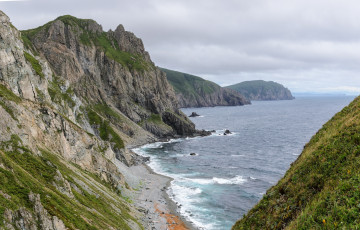 Картинка приморье природа побережье россия море берег скалы