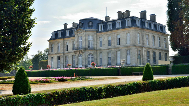 Обои картинки фото chateau de champs-sur-marne, france, города, замки франции, chateau, de, champs-sur-marne