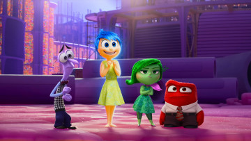 обоя inside out 2 ,  2024 , мультфильмы, inside out 2, головоломка, втoрая, часть, мультфильм, семейный