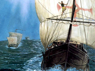 Картинка корабли рисованные