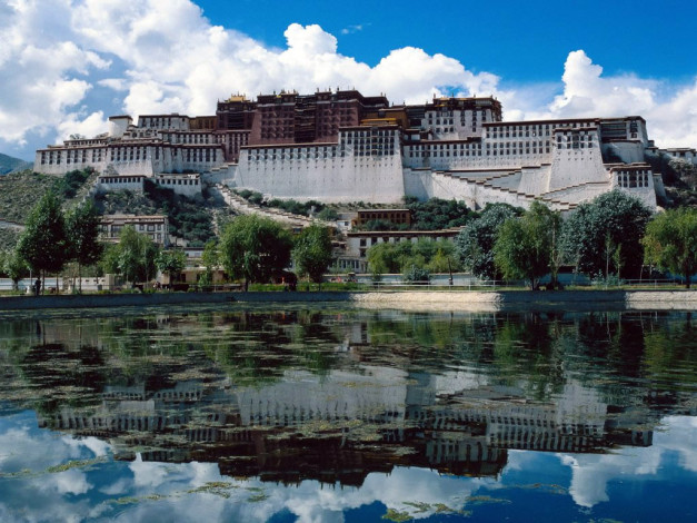 Обои картинки фото города, дворцы, замки, крепости, potala palace, lhasa, tibet