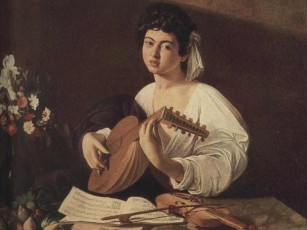 обоя рисованные, caravaggio