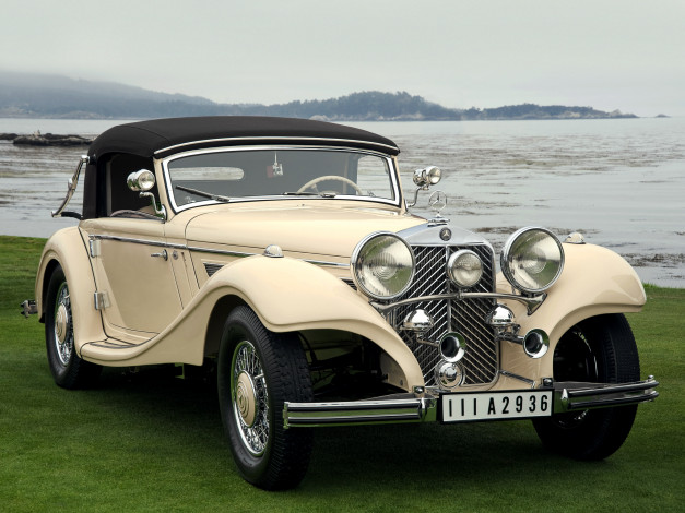 Обои картинки фото автомобили, классика, 1933-37, 290, cabriolet, a, w18