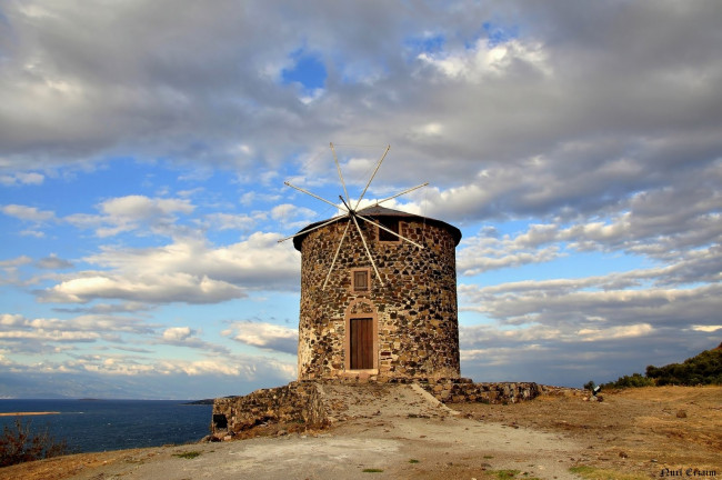 Обои картинки фото разное, мельницы, турция, балыкесир