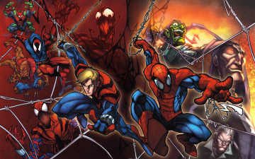 Картинка spiderman рисованные комиксы человек-паук комикс