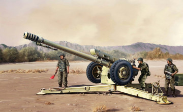 Картинка рисованные армия солдаты пушка