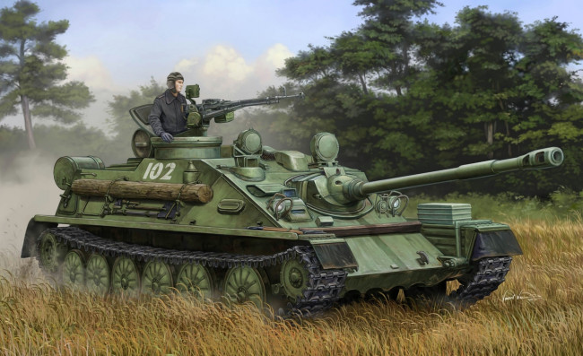 Обои картинки фото рисованные, армия, солдат, танк
