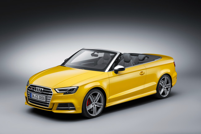 Обои картинки фото автомобили, audi, 2016г, 8v, s3, cabriolet