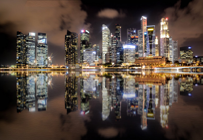 Обои картинки фото singapore, города, сингапур , сингапур, небоскребы