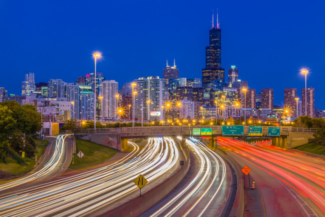 Обои картинки фото chicago, города, Чикаго , сша, небоскребы, панорама