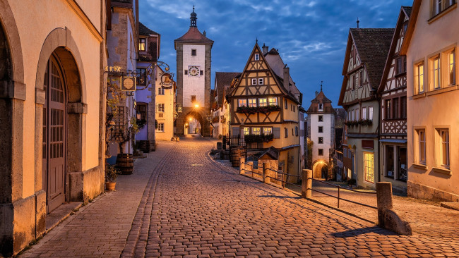 Обои картинки фото rothenburg ob der tauber, bavaria, germany, города, - улицы,  площади,  набережные, rothenburg, ob, der, tauber