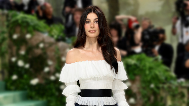 Обои картинки фото camila morrone met gala 2024, девушки, camila morrone, камила, морроне, актриса, модель, манекенщица, met, gala, благотворительный, бал, института, костюма