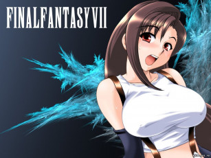 Картинка аниме final fantasy тифа