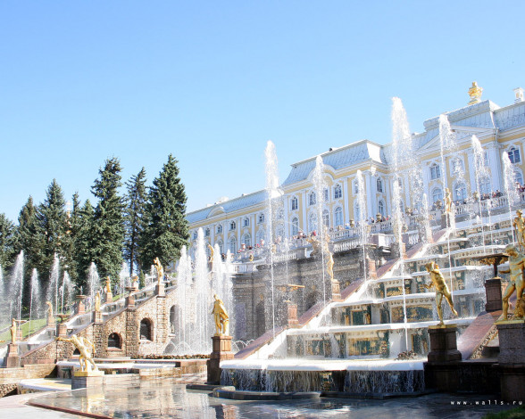 Обои картинки фото города, санкт, петербург, петергоф, россия