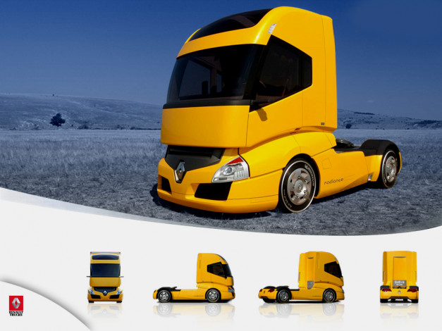 Обои картинки фото автомобили, renault, trucks