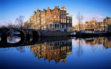 обоя netherlands, grachten, van, amsterdam, города, амстердам, нидерланды