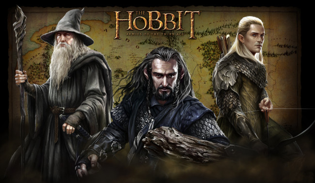 Обои картинки фото видео, игры, the, hobbit, armies, of, third, age, хоббит