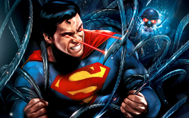 Обои картинки фото superman, unbound, мультфильмы, непобежденный, супермен