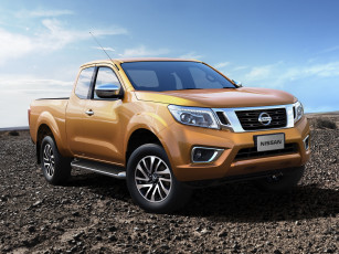 Картинка автомобили nissan datsun желтый 2014г th-spec cab king navara np300