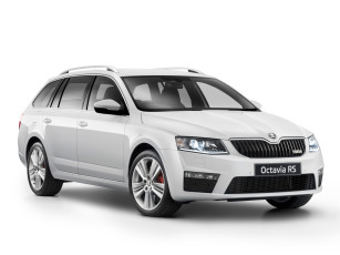 Картинка автомобили skoda octavia rs wagon э5e 2014г светлый