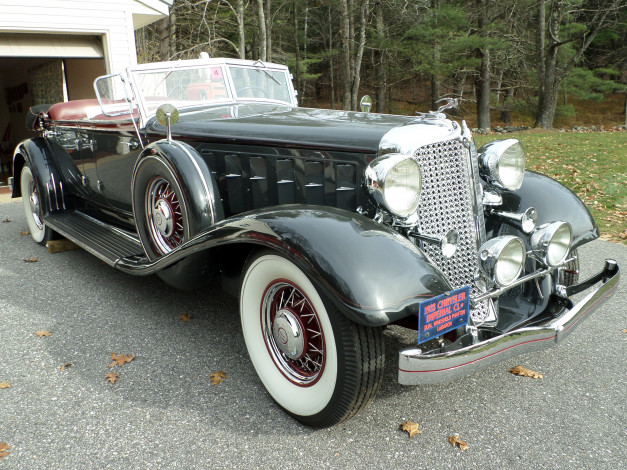 Обои картинки фото 1933 chrysler cl sport phaeton, автомобили, классика, история, ретро, крайслер