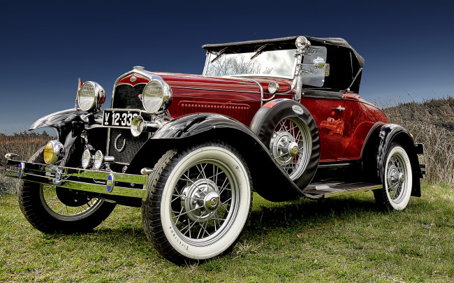 Обои картинки фото ford a roadster 1931, автомобили, классика, форд, история, ретро