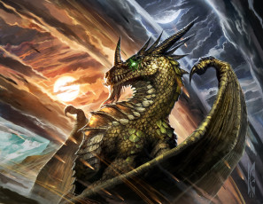 Картинка видео+игры world+of+warcraft blackrock mountain супруга дракона dragon consort карта арт hearthstone wow world of warcraft луна дракон небо солнце