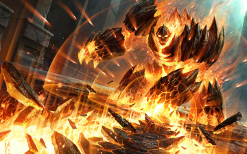 Картинка видео+игры world+of+warcraft wow арт карта demonwrath элементаль огонь существо blackrock mountain hearthstone world of warcraft демонический гнев