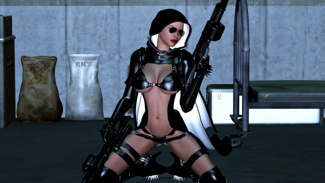 Обои картинки фото видео игры, dark heresy, оружие, фон, взгляд, девушка