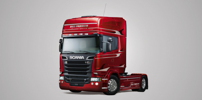 Обои картинки фото автомобили, scania, r580, red, passion, 2014г