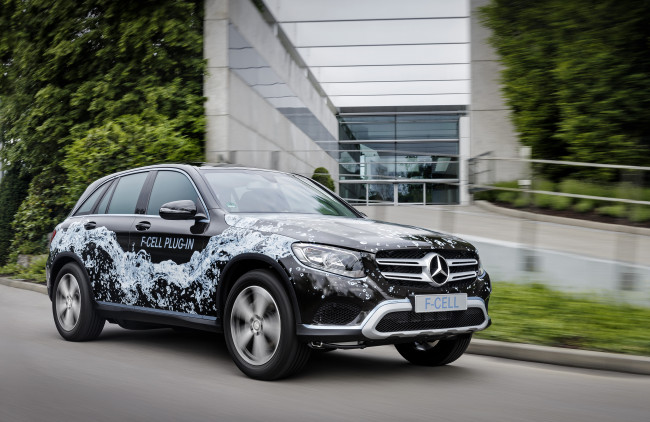 Обои картинки фото автомобили, mercedes-benz, prototype, f-cell, glc, plug-in