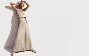 Картинка девушки lily+donaldson лили дональдсон модель платье пояс ремень браслеты