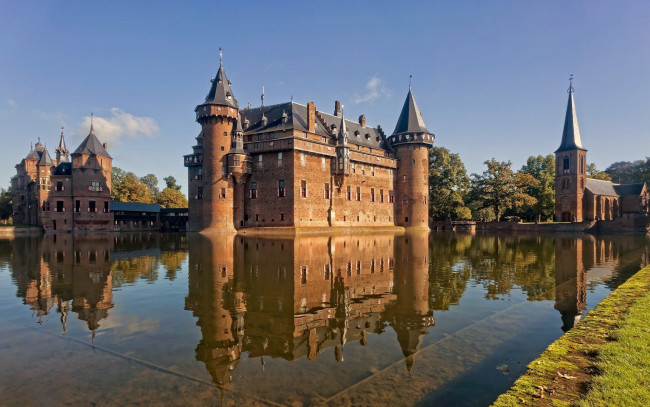 Обои картинки фото de haar castle, города, замки нидерландов, de, haar, castle