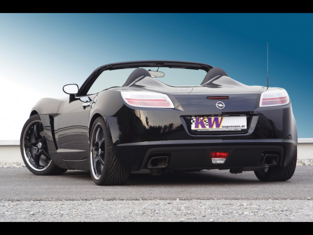 Обои картинки фото 2007, opel, gt, with, kw, coilover, suspension, v3, автомобили