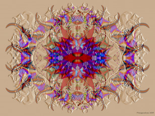 Картинка 3д графика fractal фракталы