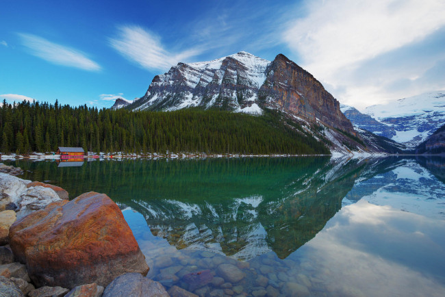 Обои картинки фото lake, louise, alberta, canada, природа, реки, озера, канада, озеро, горы, отражение, банф, fairview, mountain, banff, national, park