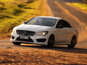 обоя автомобили, mercedes-benz, светлый, 2014г, c117, au-spec, 4matic, cla, 250, sport