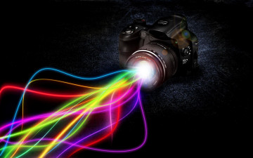 Картинка разное компьютерный+дизайн радуга свет полосы ленты яркость фотоаппарат