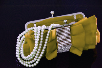 Картинка разное украшения +аксессуары +веера жемчуг ожерелье сумочка дамская