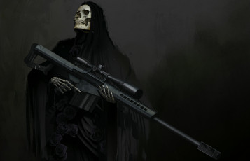 Картинка 3д+графика ужас+ horror оружие смерть