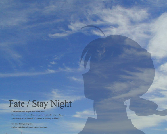 Обои картинки фото fate15, аниме, fate, stay, night