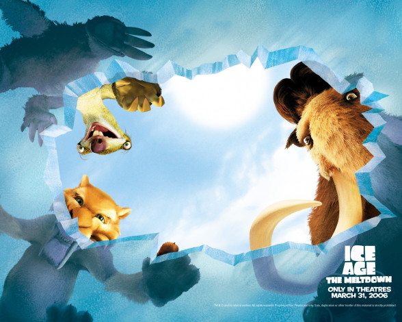 Обои картинки фото мультфильмы, ice, age, the, meltdown