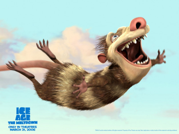 Обои картинки фото мультфильмы, ice, age, the, meltdown