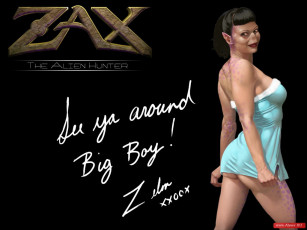 Картинка видео игры zax the alien hunter