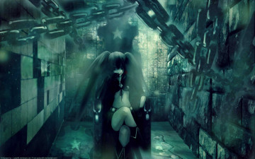 Картинка black rock shooter аниме