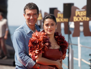 Картинка salma hayek and antonio banderas разное знаменитости