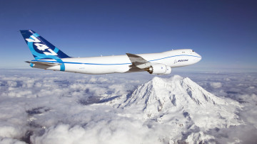 Картинка авиация грузовые самолёты first flight boeing 747-8 freighter