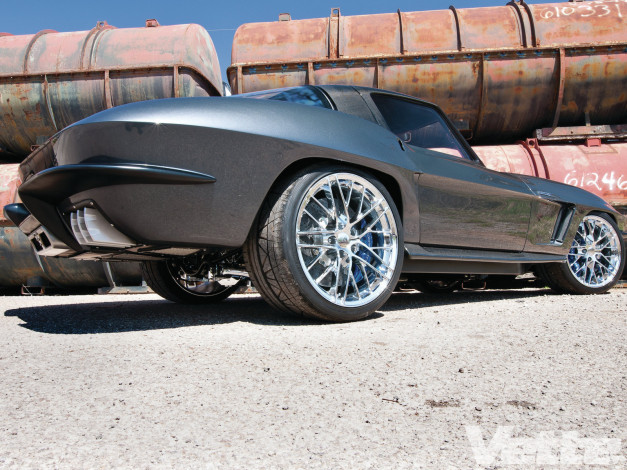 Обои картинки фото 1964, chevrolet, corvette, автомобили